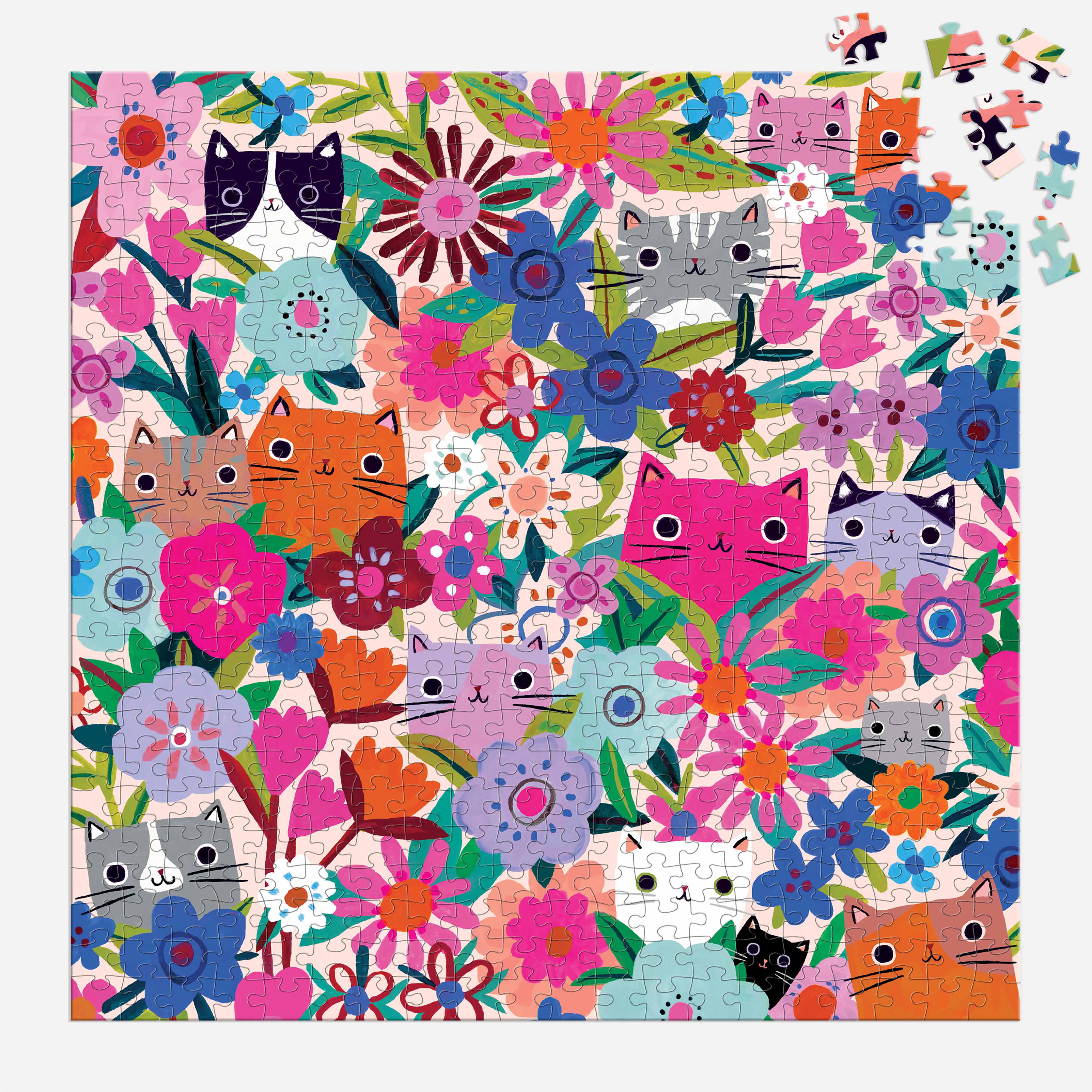 Blooming Cats 500pc