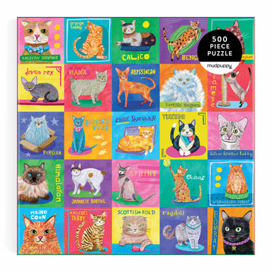 Purrfect Portraits Family Puzzle-500pc