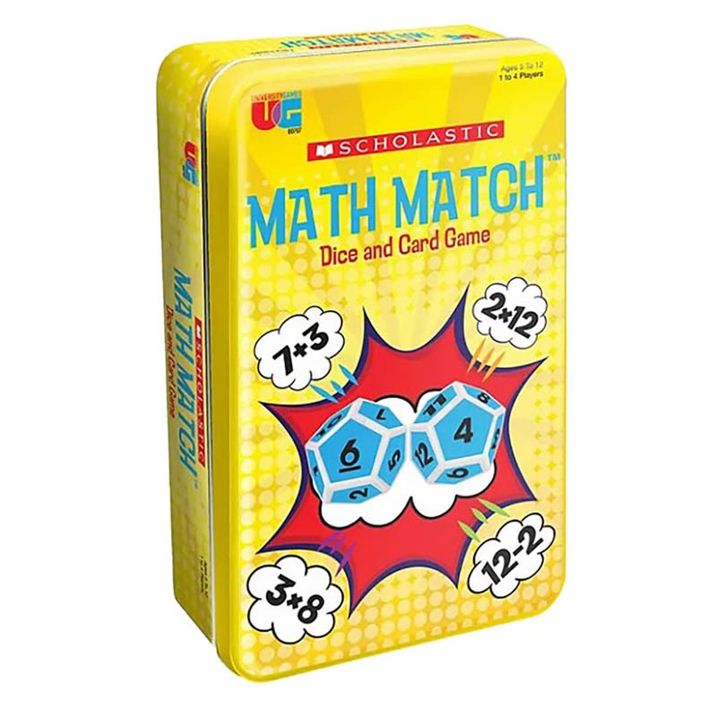 Math Match Tin - Scholastic