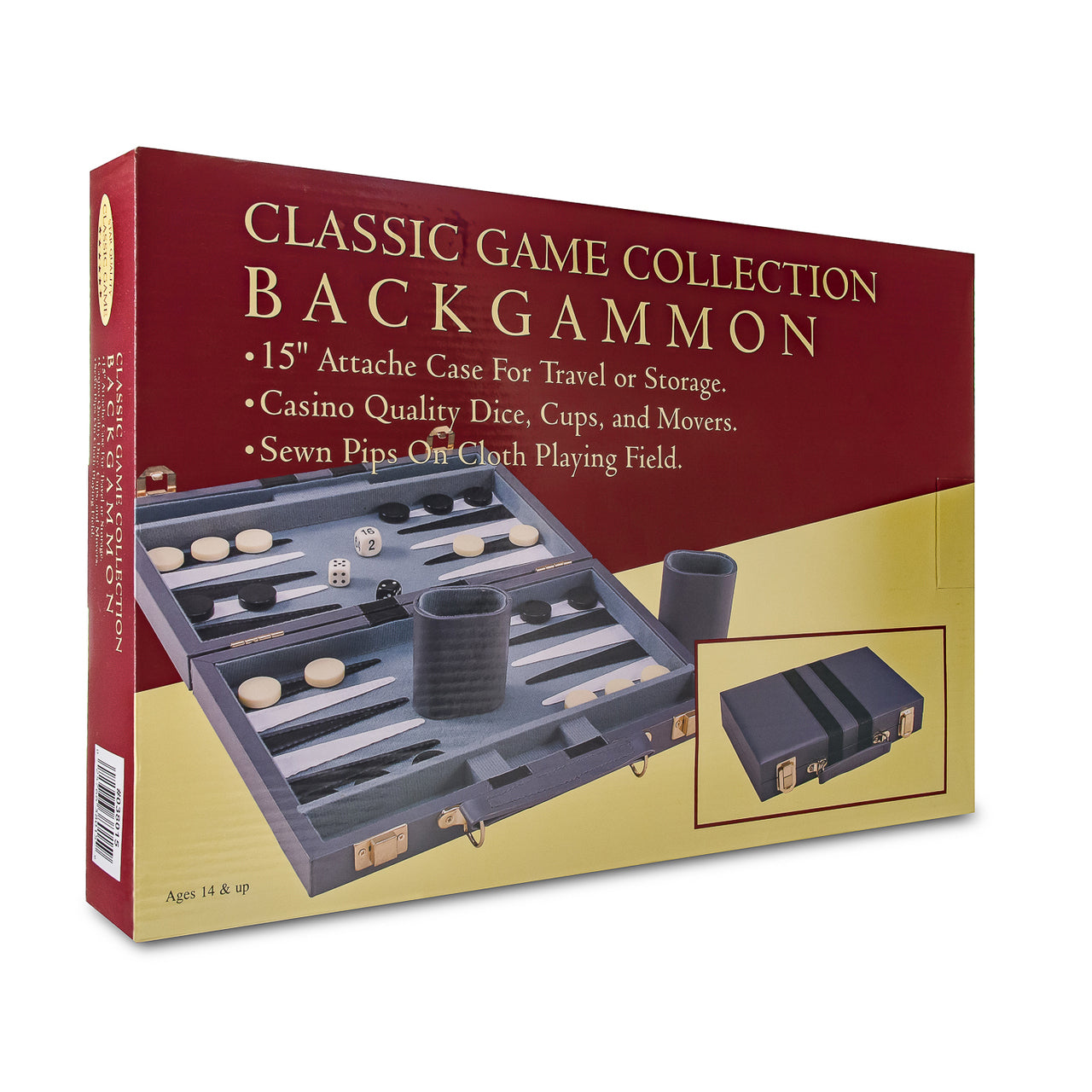 Backgammon Grey 15Inch