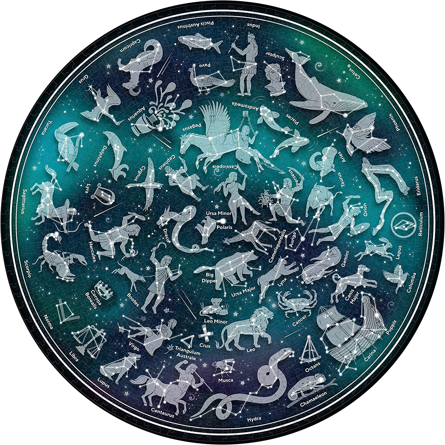 Map of the Stars 1000pc Jigsaw Puzzle