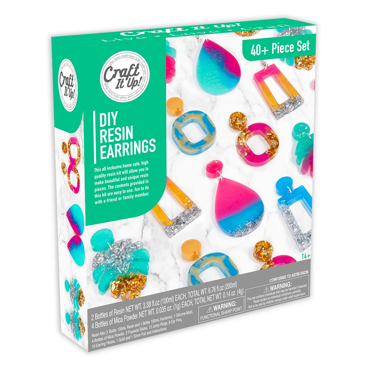 DIY Resin Earrings Set Craft It Up! — Games World South Australia