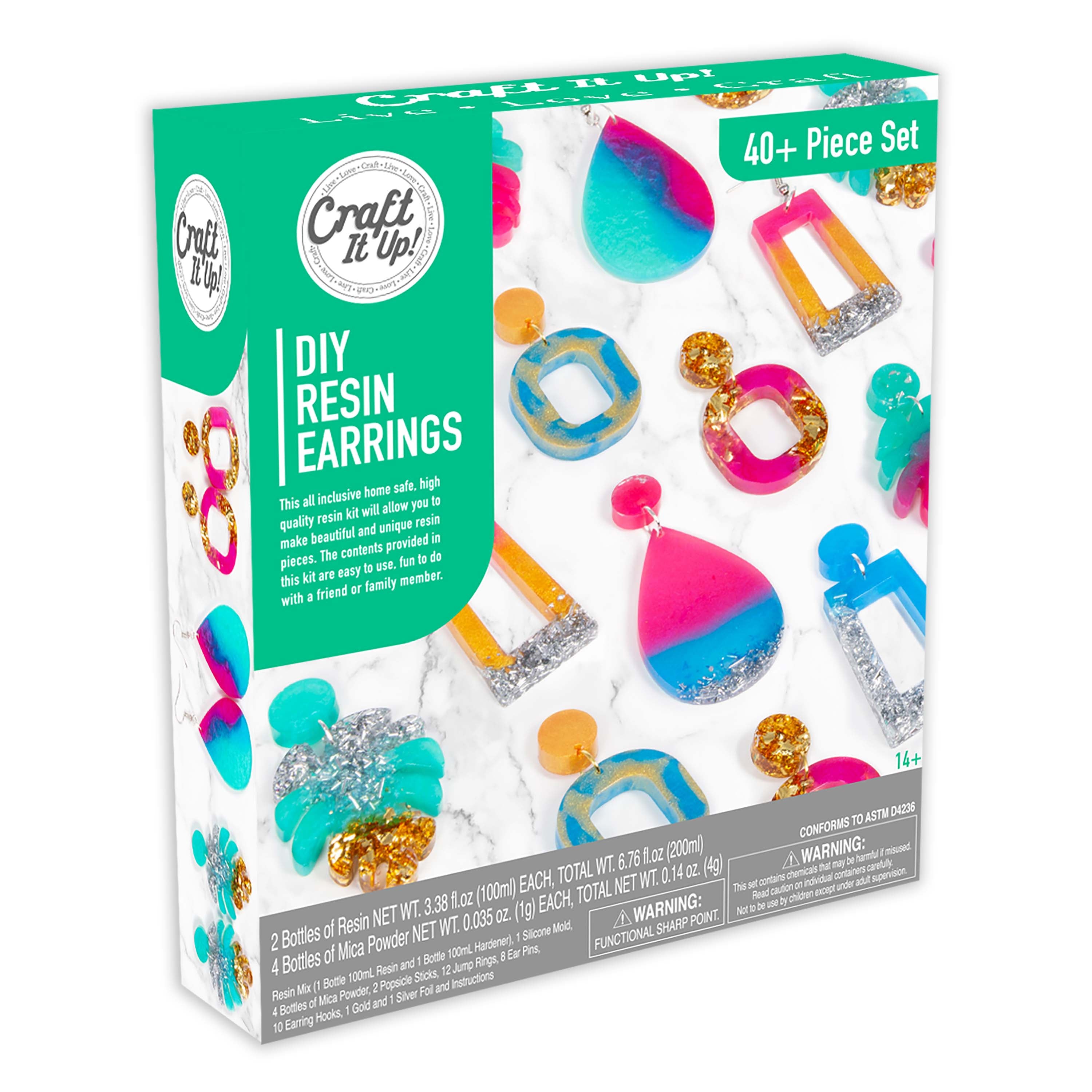DIY Resin Earrings Set - Craft It Up!