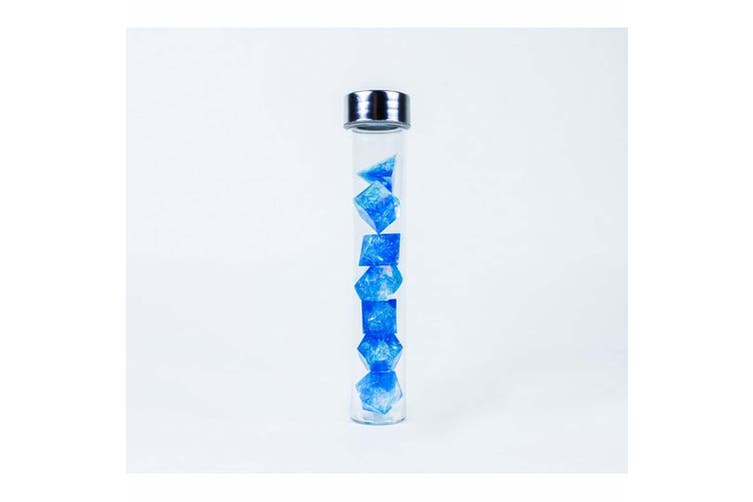 Blue Cloak and Dagger - 7 Dice Set - Sirius Dice
