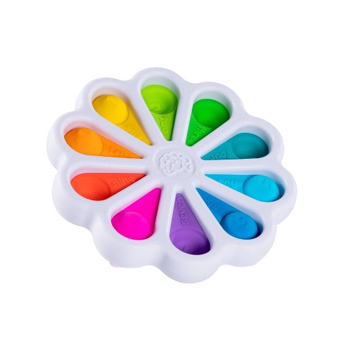White - 10 Pop Round Simple Dimple