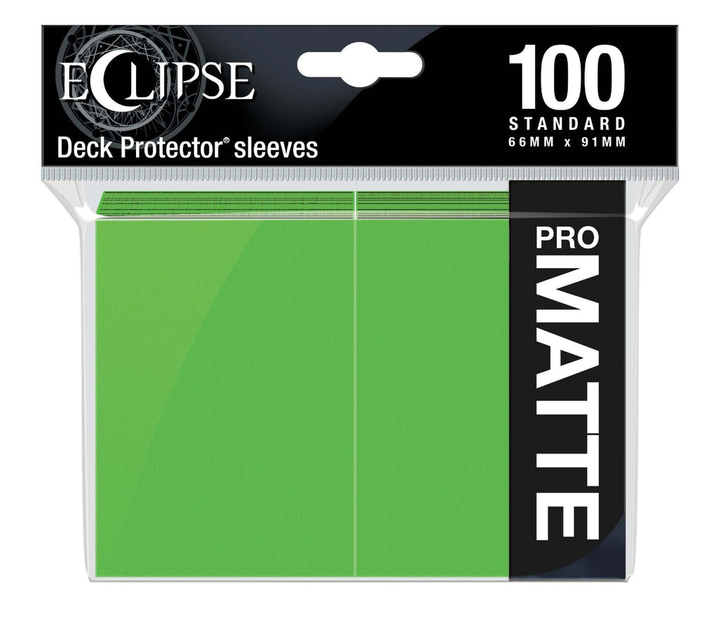 Lime Green - Eclipse Matte Standard Sleeves