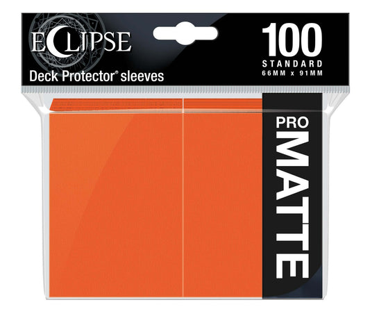 Pumpkin Orange - Eclipse Matte Standard Sleeves
