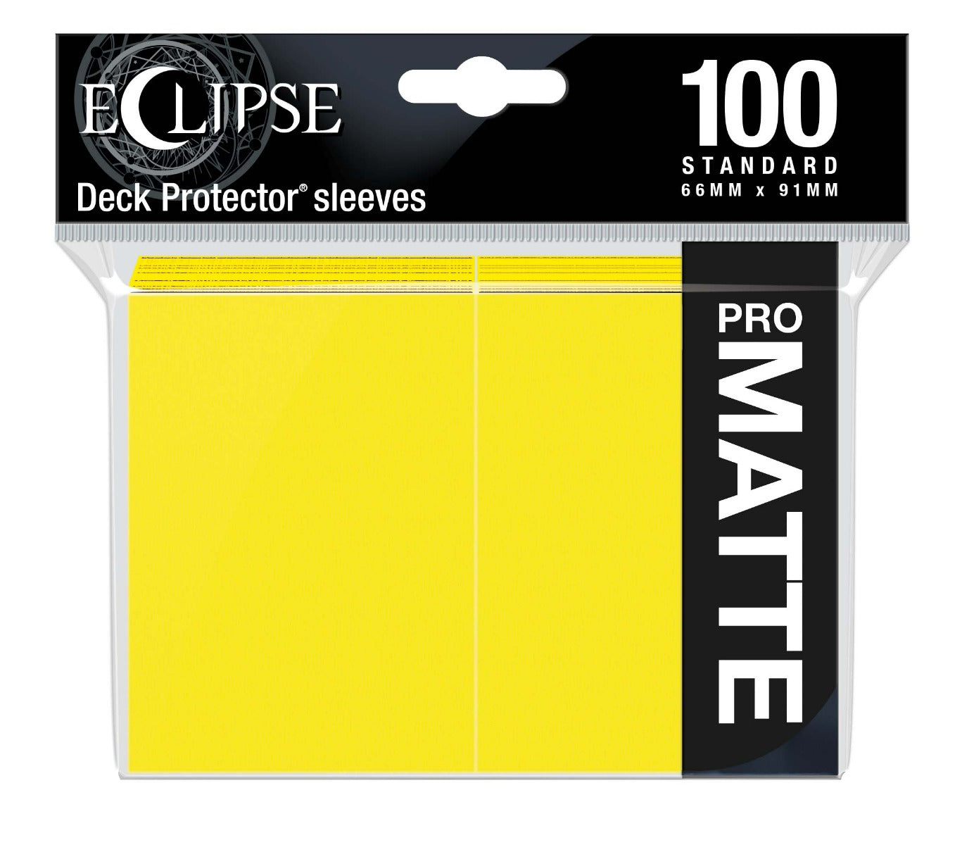 Lemon Yellow - Eclipse Matte Standard Sleeves
