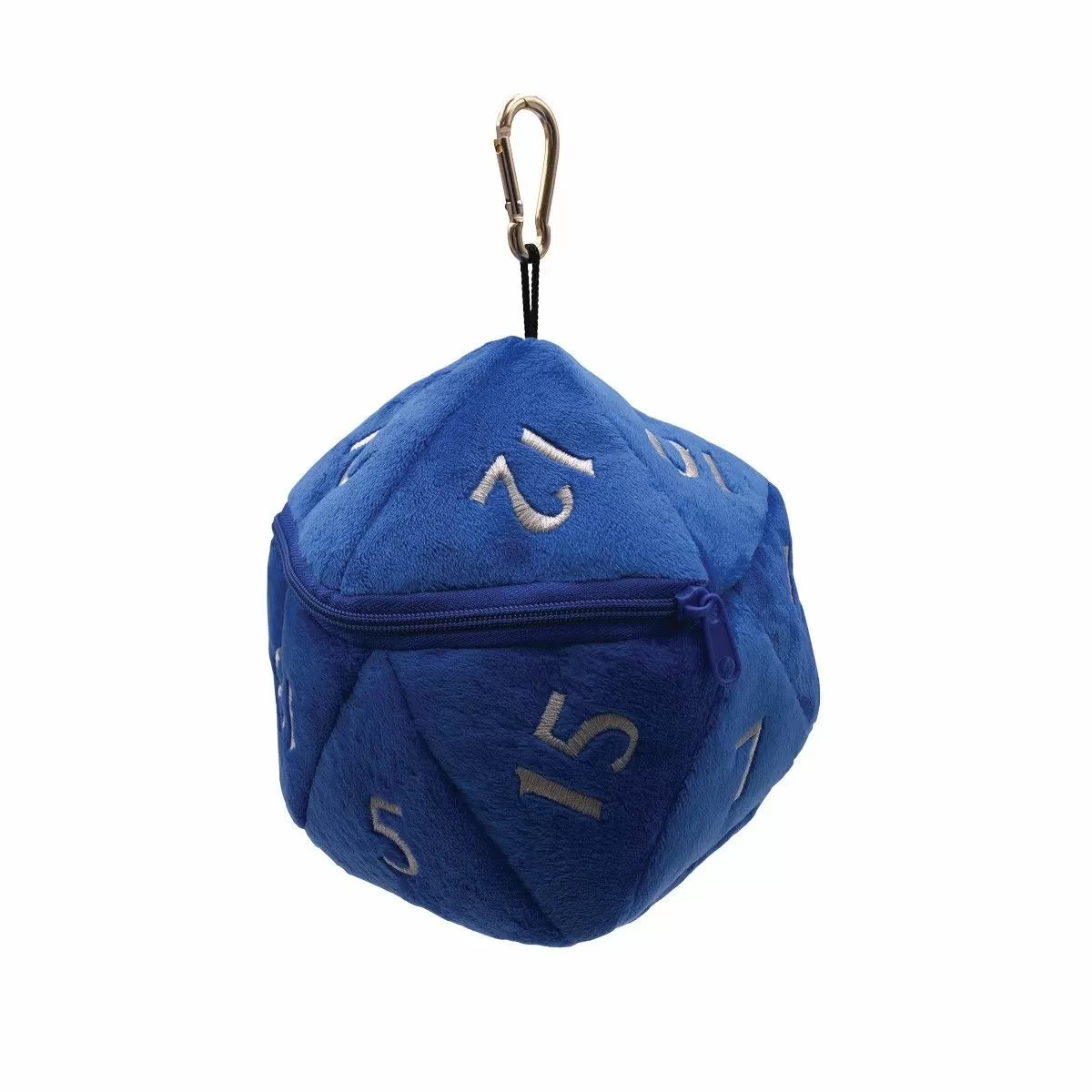 Blue D20 Plush Dice Bag - Dungeons & Dragons