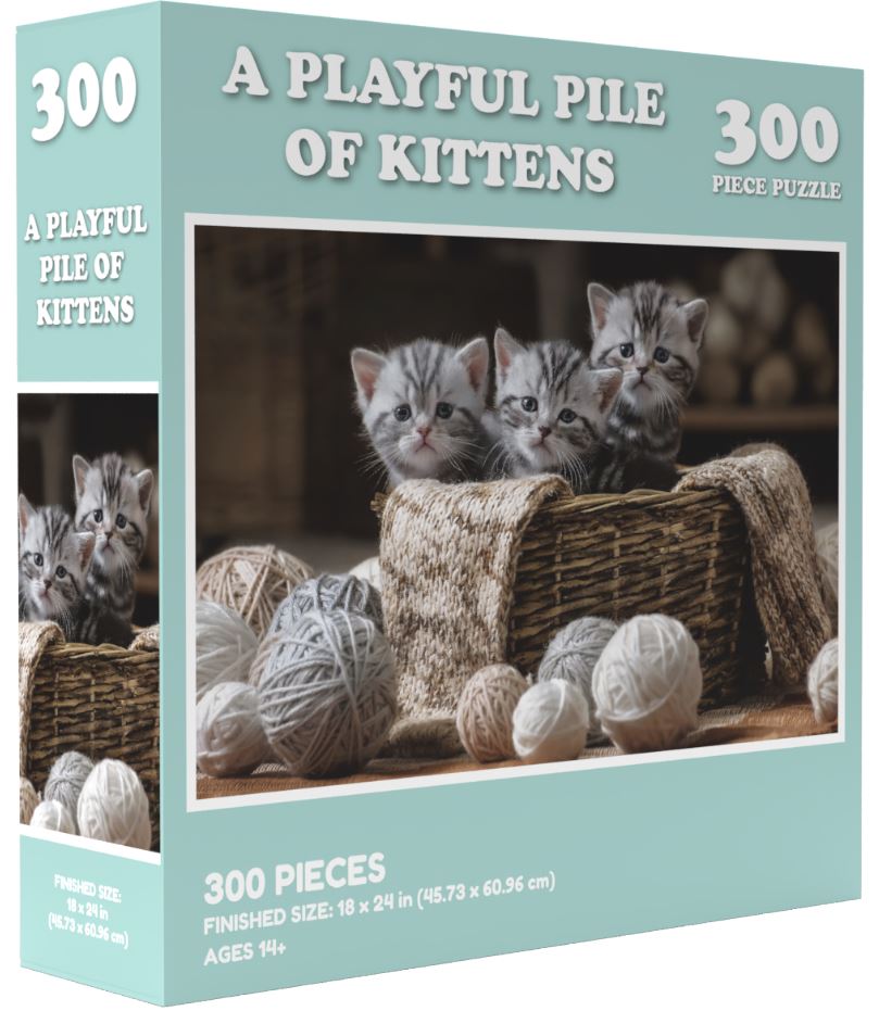 Doing Things Cats Prank Puzzle 300 pieces