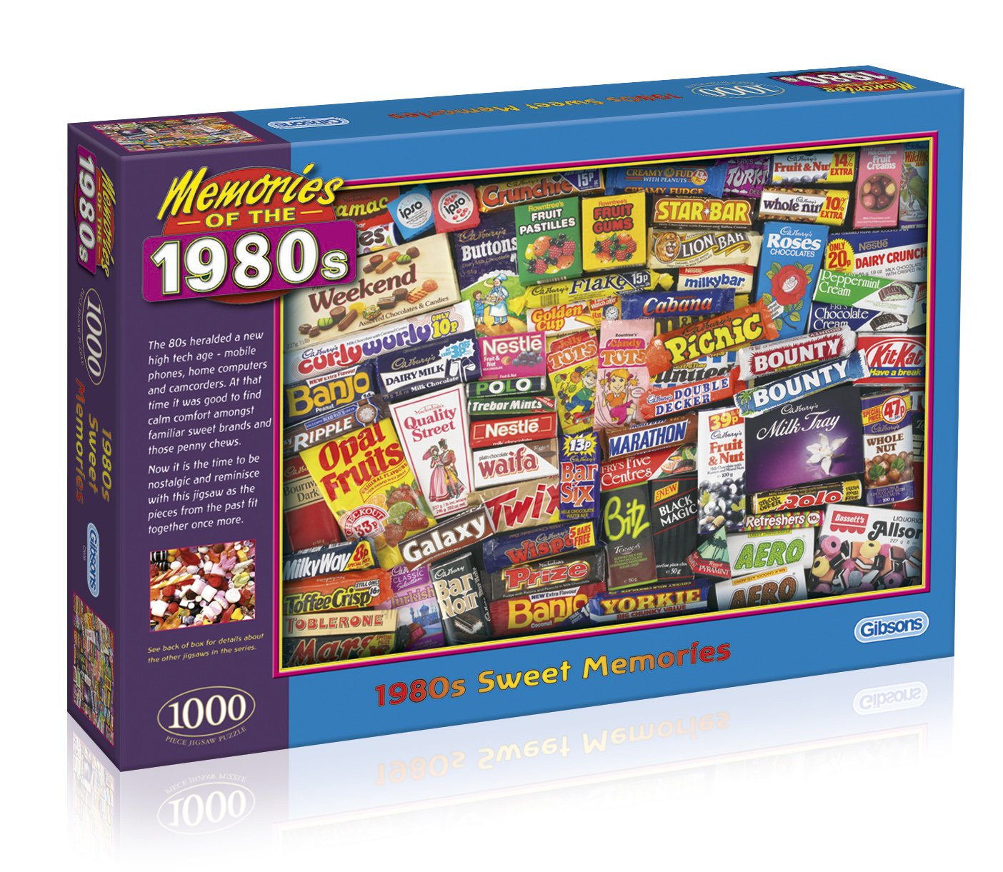 1980s Sweet memories 1000pc - Gibsons