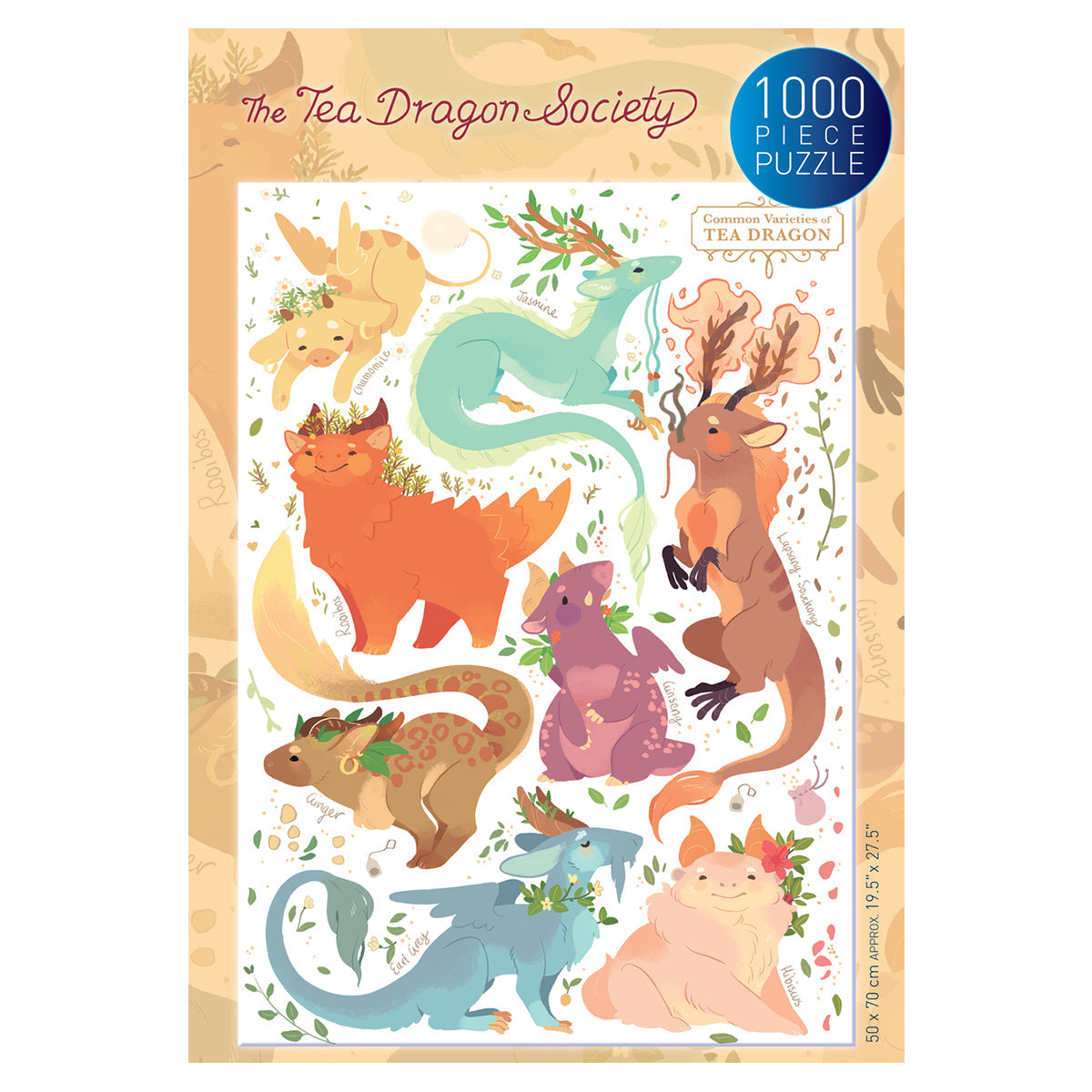 Common Varieties of Tea Dragons - The Tea Dragon Society #1 - Renegade Jigsaw Puzzles