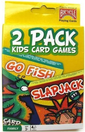 2 Pack Kids Card Games Go Fish, Slapjack