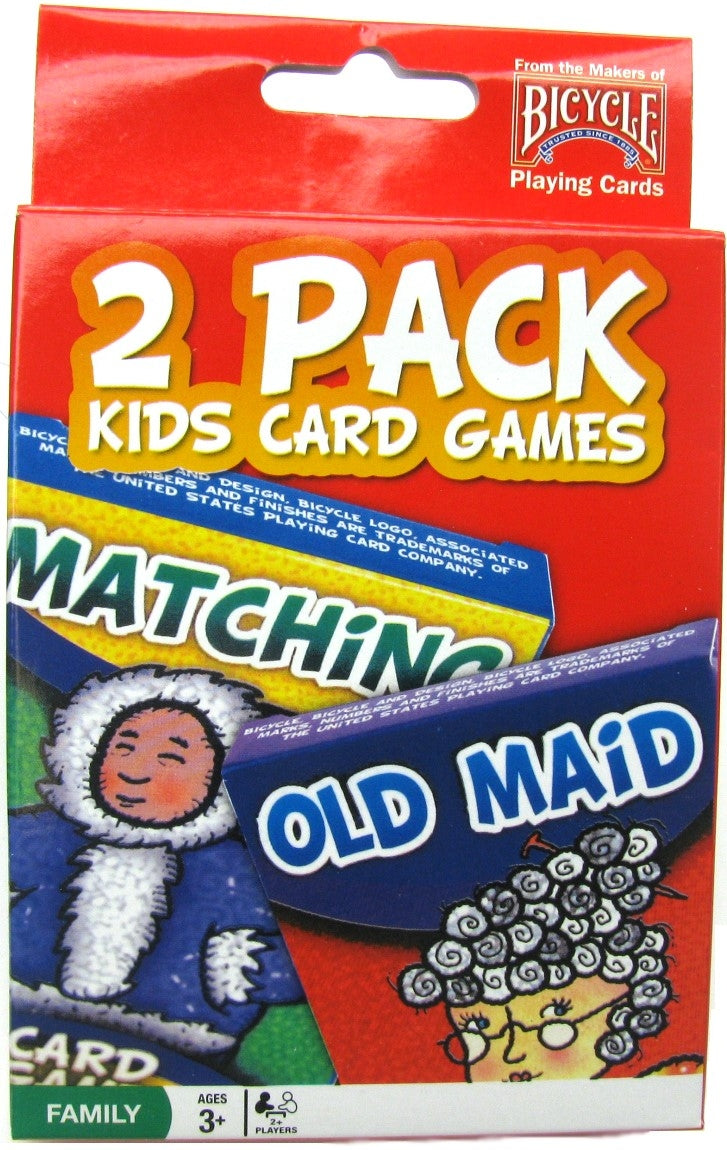 2 Pack Kids Card Games Matching, Old Maid