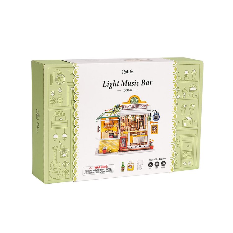 LIGHT MUSIC BAR - DIY MINI HOUSE - ROBOTIME