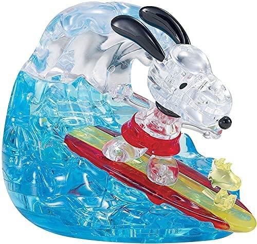 3D Snoopy Surfing Crystal Puzzle