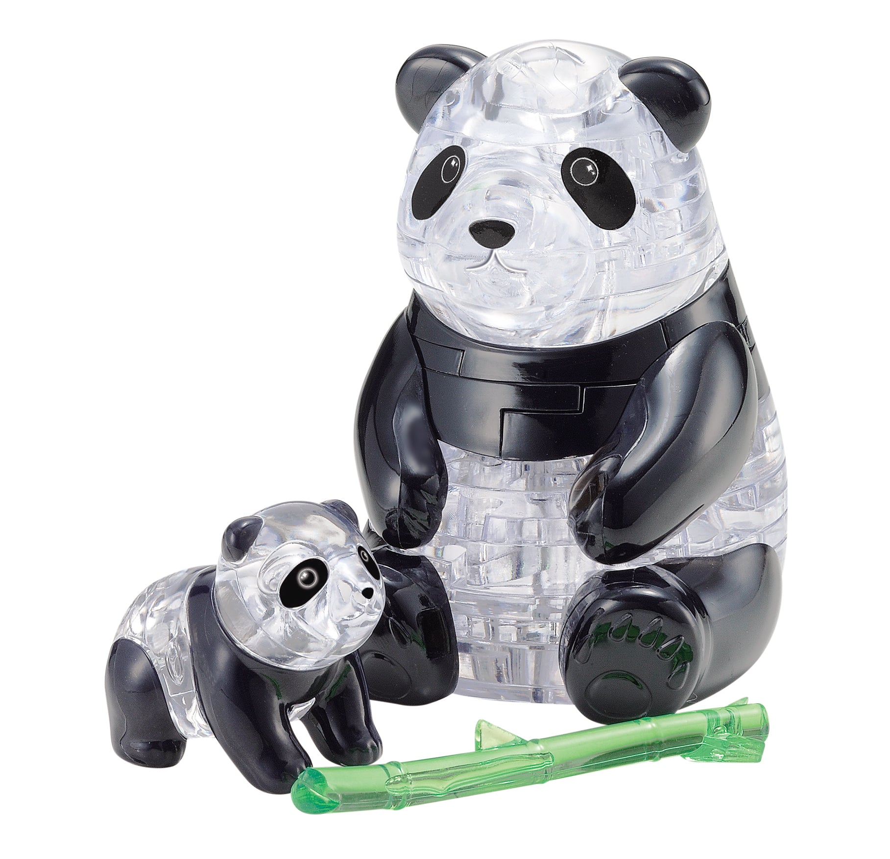 3D Panda Pair - 3D Crystal Puzzle