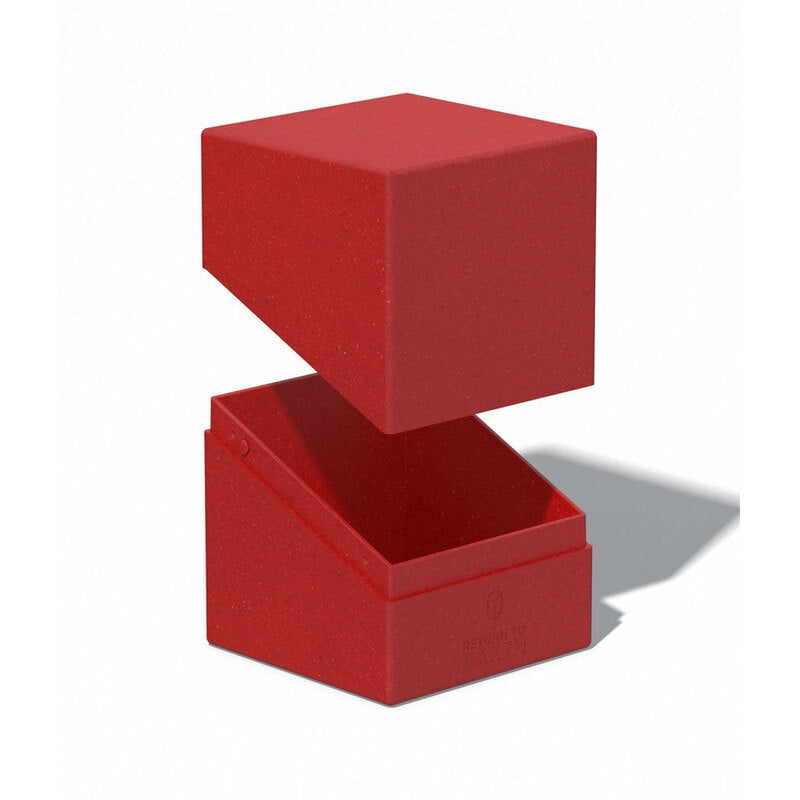 Red Deck Box - 100+ Standard Size - Ultimate Guard Return to Earth Boulder