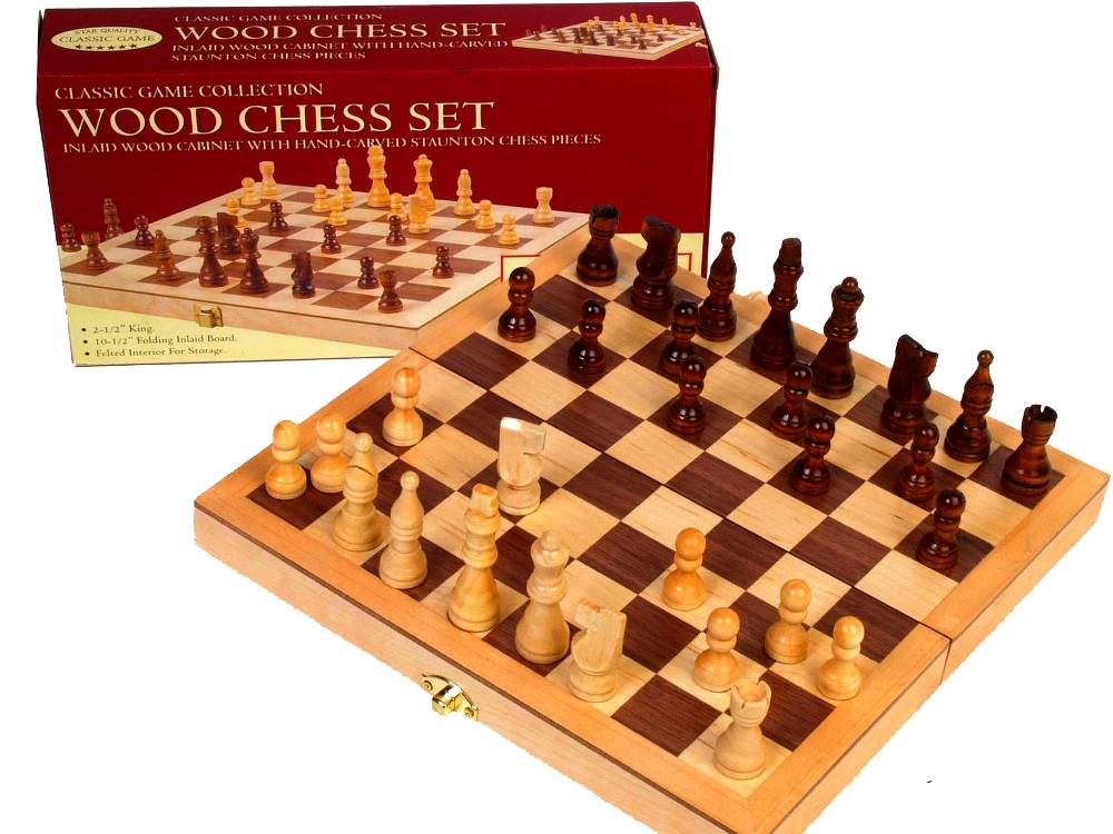 Chess - Wooden Folding 10.5Inch