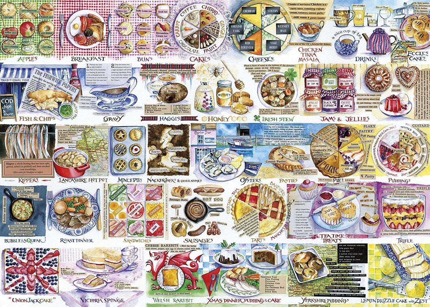 Pork Pies & Puddings 1000PC GIBSON
