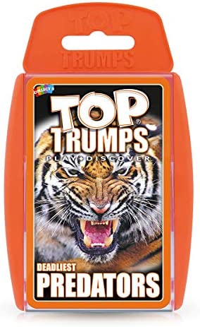 Deadliest Predators - Top Trumps — Games World South Australia