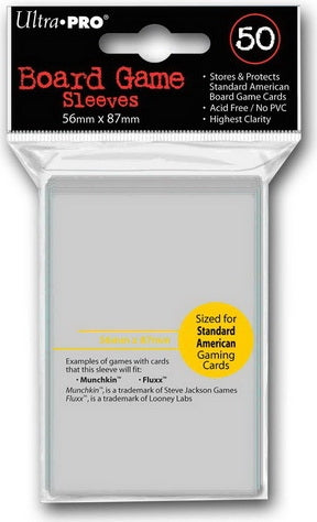 56x87 UltraPro - Standard American - 50 Card Sleeves