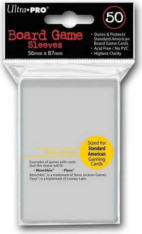 56x87 UltraPro - Standard American - 50 Card Sleeves Games World South Australia 56x87 UltraPro - Standard American - 50 Card Sleeves Games World South Australia