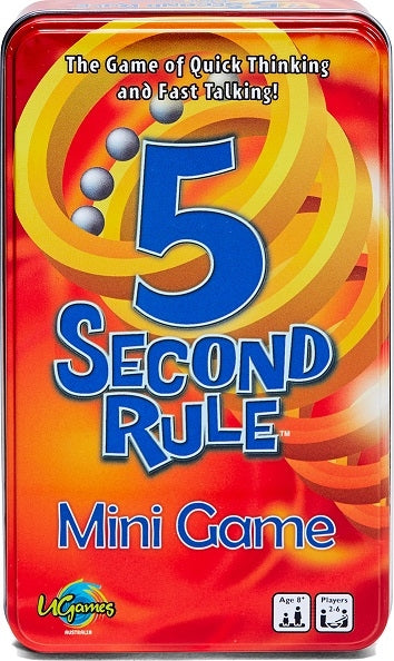 5 Second Rule Tin Mini Game