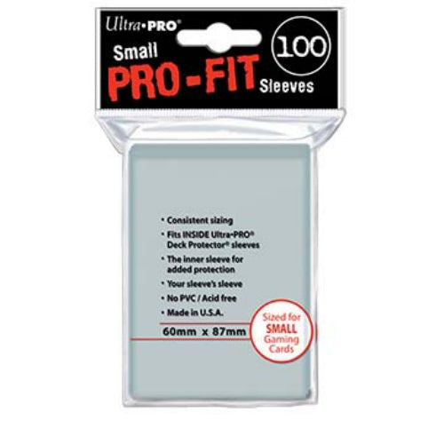 60x87 - UltraPro - Small - 100 Card Sleeves Games World South Australia 60x87 - UltraPro - Small - 100 Card Sleeves Games World South Australia