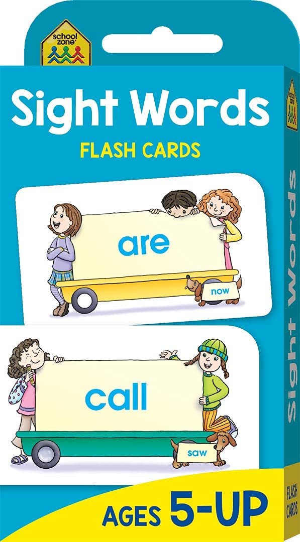 SIGHT WORDS - School Zone Flashcards