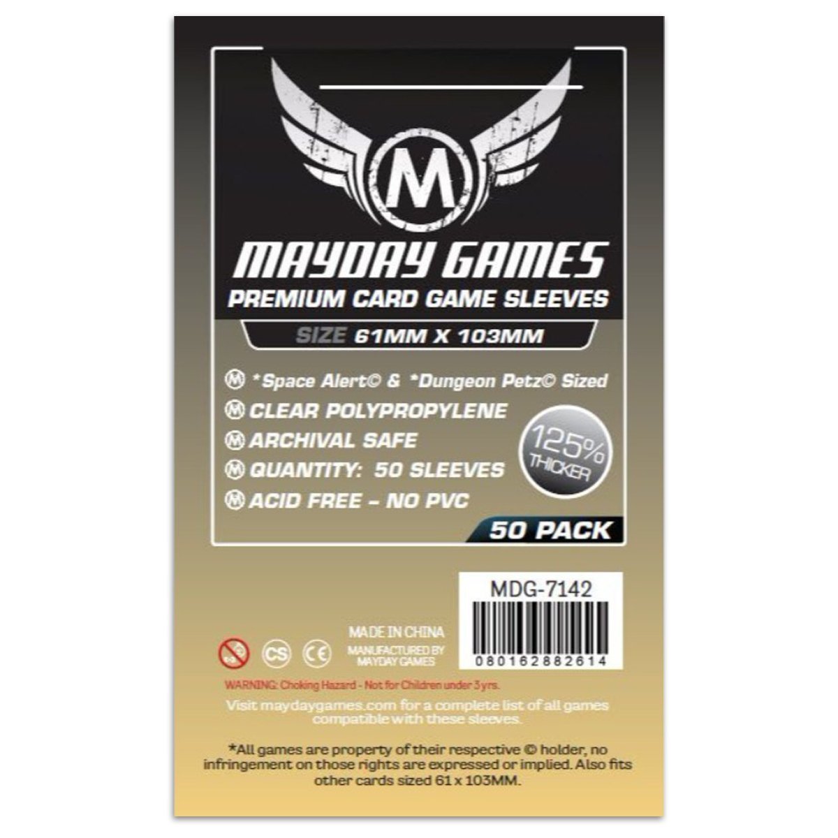 61x103 Mayday Premium Space Alert - Sleeves