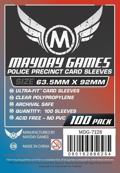 63.5x92 Mayday Police Precinct Standard - Sleeves