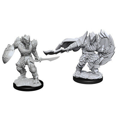 Dragonborn Male Fighter - D&D Nolzurs Marvelous Unpainted Miniatures