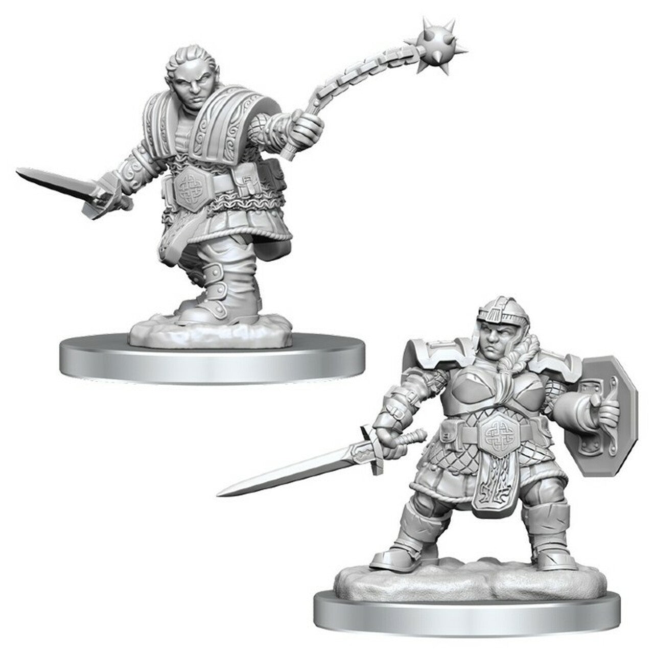 Dwarf Female Fighter - D&D Nolzurs Marvelous Unpainted Miniatures
