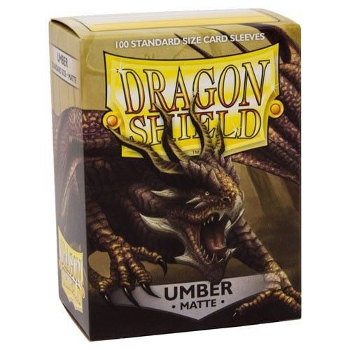 63x88 Umber MATTE Sleeves - Dragon Shield - Box 100