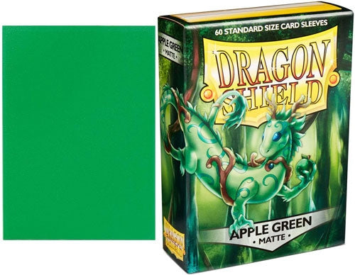 63x88 Apple Green MATTE Sleeves - Dragon Shield - Box 100