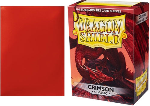 63x88 Crimson Sleeves - Dragon Shield - Box 100
