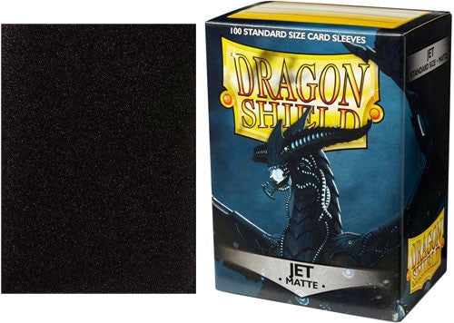 63x88 card sleeves 63x88 Jet MATTE Sleeves - Dragon Shield