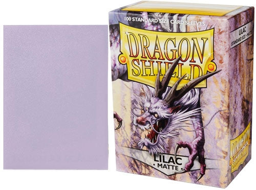 lilac card sleeves 63x88 Lilac MATTE Sleeves - Dragon Shield
