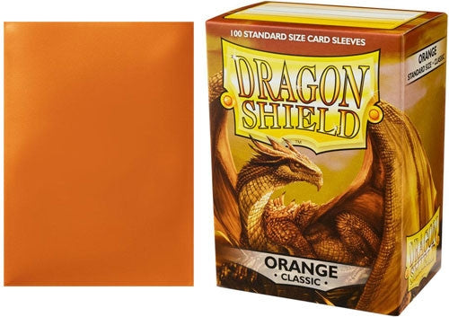 63x88 Orange Sleeves - Dragon Shield - Box 100