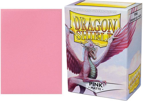 63x88 Pink MATTE Sleeves - Dragon Shield - Box 100