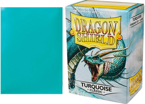 63x88 Turquoise Sleeves - Dragon Shield - Box 100