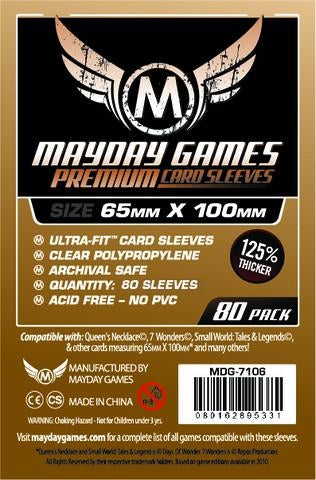mayday premium card sleeves 65x100 Mayday 7 Wonders Premium