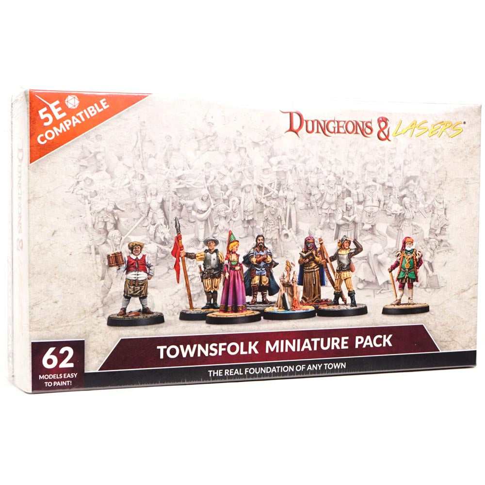 Townsfolk Minature Pack - Dungeons and Lasers