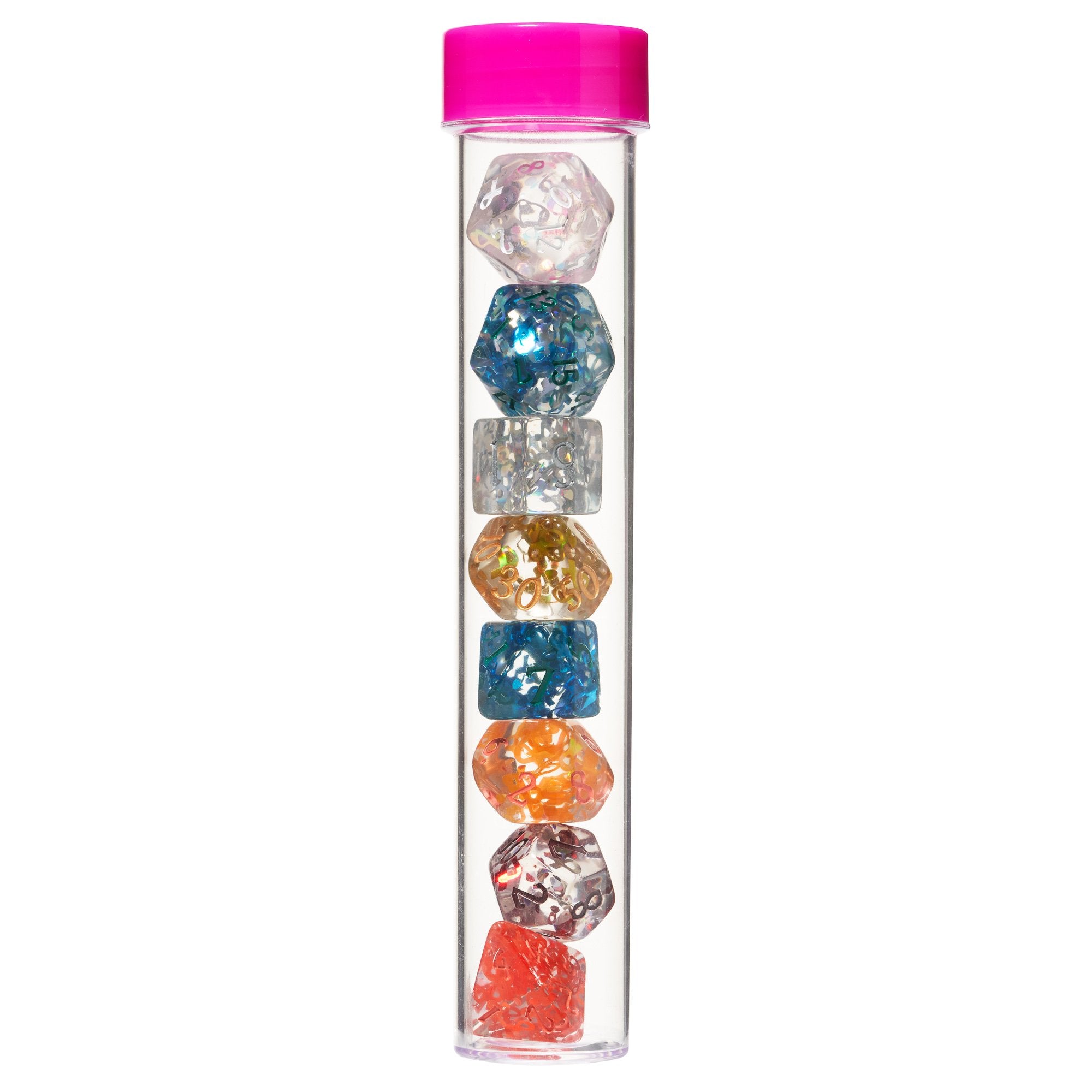 7-set Cancer Awareness - Siruius Dice