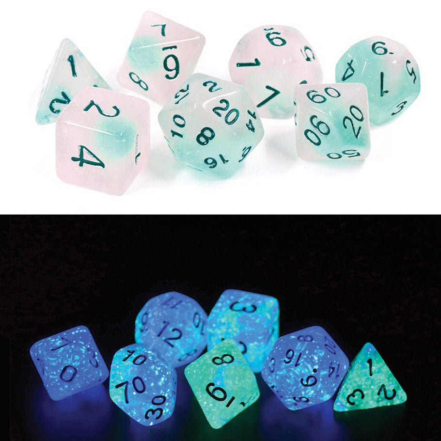 Frosted Glowworm - 7-set Set - Sirius Dice