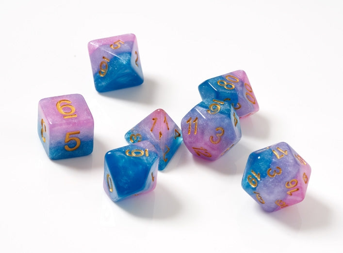 7-set Baby Gummies gd Dice in Tube - Sirius Dice
