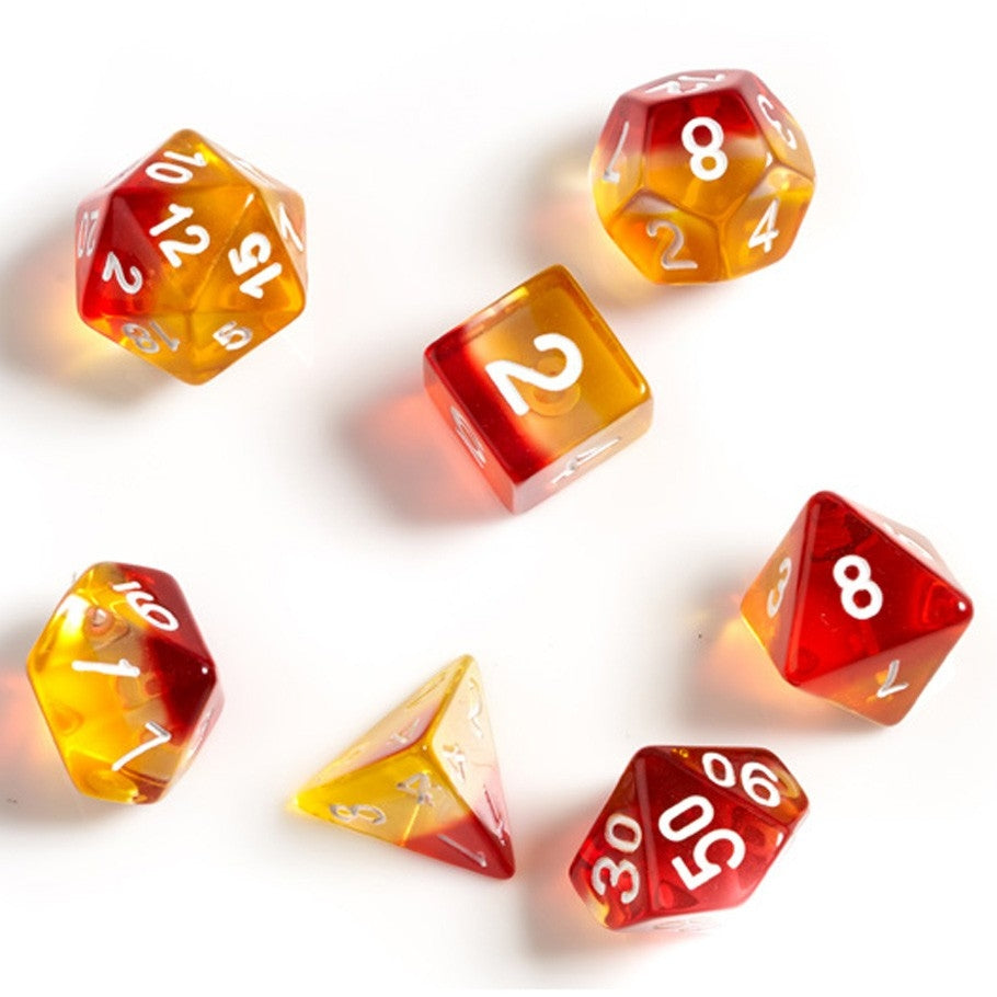 7-set TR YERDwh Dice in Tube - Sirius Dice