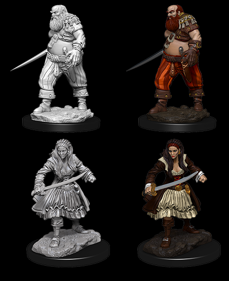 Pirates - Pathfinder Deep Cuts Unpainted Miniatures