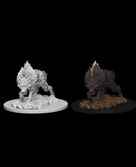 Dire Wolf - Pathfinder Deep Cuts Unpainted Miniatures